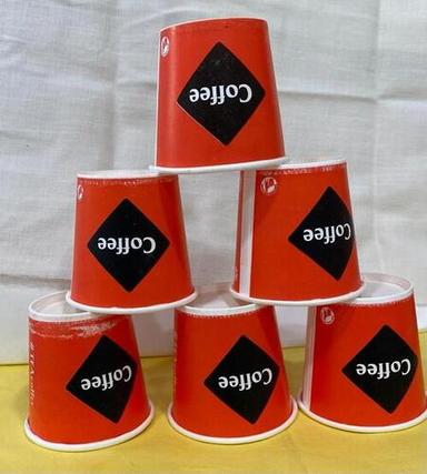 Red And Black Spectra Paper Coffee Cup