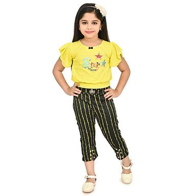 Denim Capri Pant Age Group: 1-5 Years