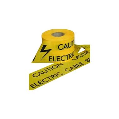Black And Yellow Warning Barricade Tape