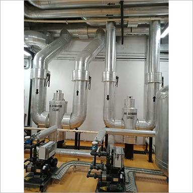 Silver Industrial Ventilation System
