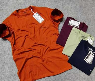 Multi Heavy Cotton Round Neck Mens T-Shirts