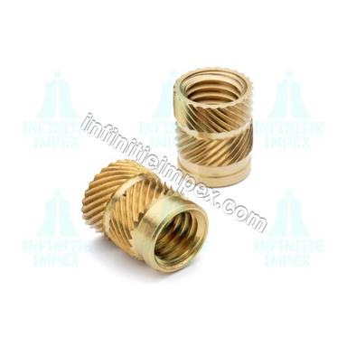 Golden Brass Ultrasonic Inserts
