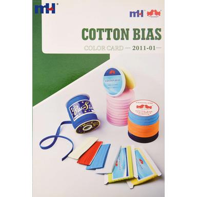 Multicolor Cotton Bias Color Card
