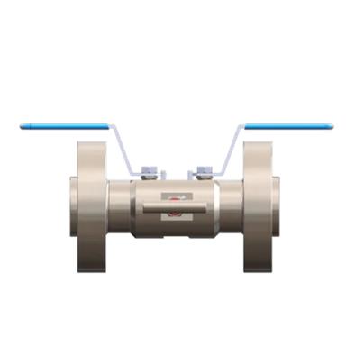 Silver Double Block And Bleed Valve With Flange End