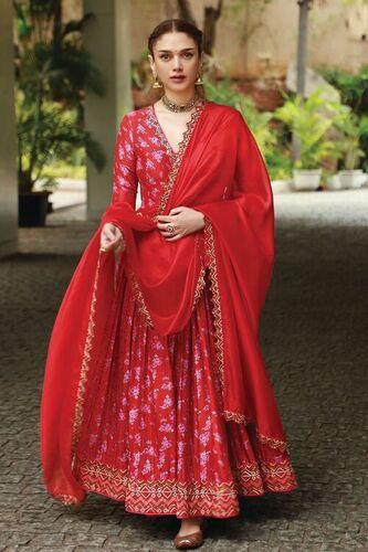 Red Silk Dress