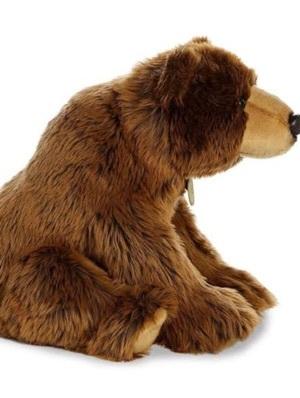 Dark Brown Grizzly Bear