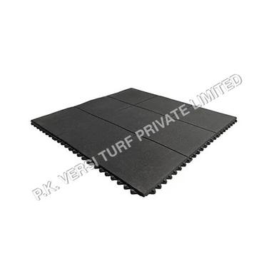 Square Rubber Gym Floor Tiles