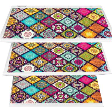 Multicolor Fridge Mats
