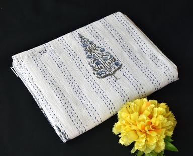 100% Cotton Hand Block Kantha Quilt Bedsreads
