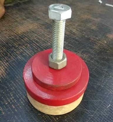 White / Red / Black Anti Vibration Mounting Pads With Nut And Stud