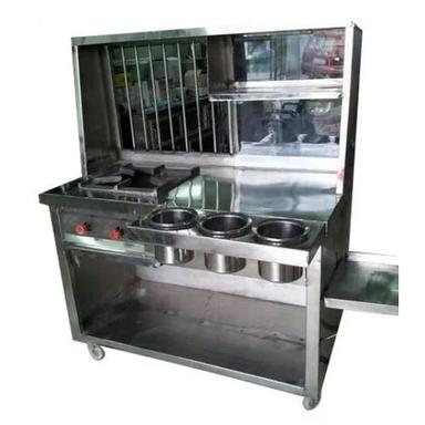 Gray Tikki Golgappa Counter
