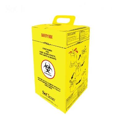 Yellow Sharps Disposable Safety Box