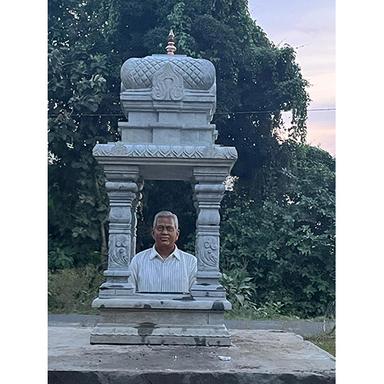 Black Or Grey Stone Mandap