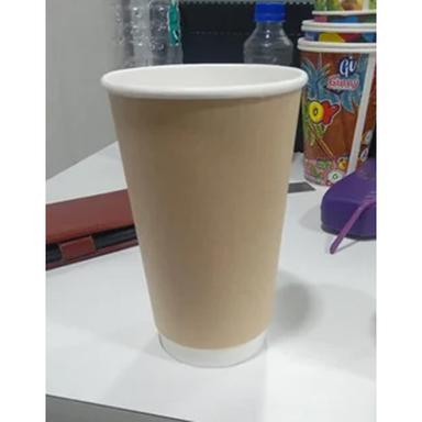 Brown 480 Ml Dw Double Wall Paper Glass