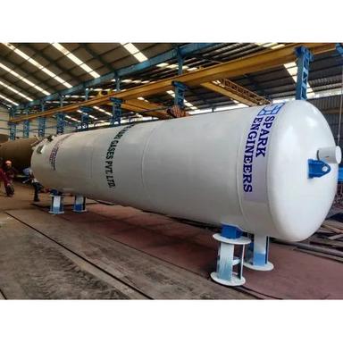 White Liquid Oxygen Tanks