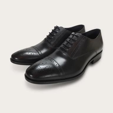 Washable Mens Black Formal Shoes