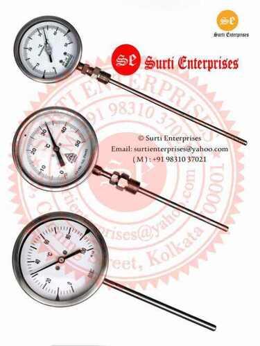 H.GURU Dial Type Thermometer 100 mm  0-50 Deg C