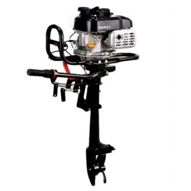 Black Saimax 2Hp 4 Stroke Air Cooled Outboard Motor