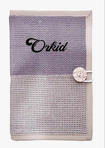 Grey Jute Folder Bag