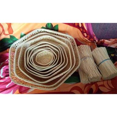 Bamboo Basket Set And Agarbatti Stick