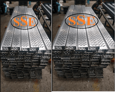 Gi perforated cable tray