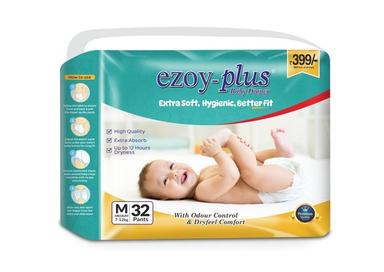 Green Non Woven Baby Diapers
