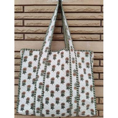Multicolor Printed Cotton Shoulder Bags