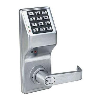 Silver Electronic Zinc Alloy Door Lock