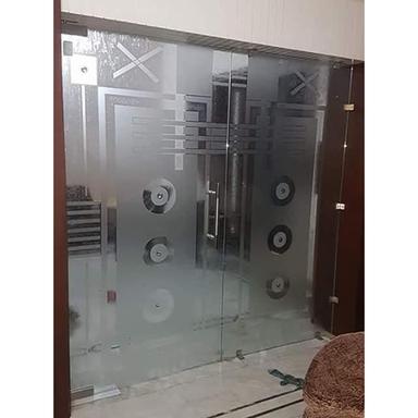 Transparent Office Toughened Glass Door