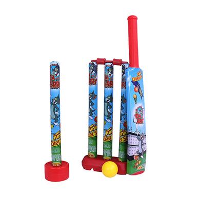 Blue Tom And Jerry Cricket Bat Set