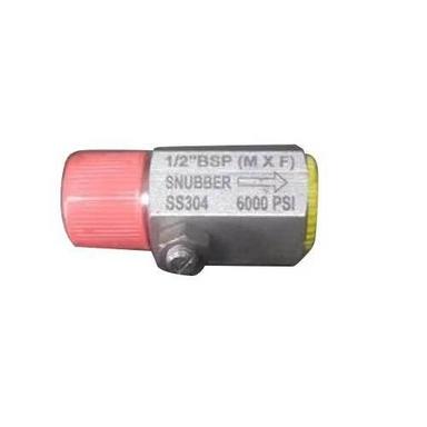 Gray Stainless Steel Pressure Snubber