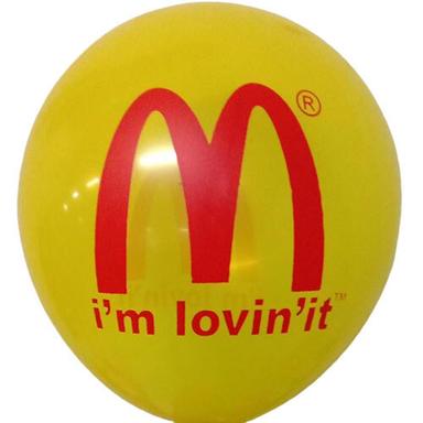 Different Available Mcdonalds Promotional Balloons