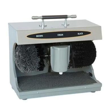Silver Stainless Steel Shoe Shiner Machine