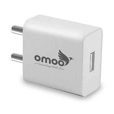 Plastic & Metal 1.2A Single Usb Charger