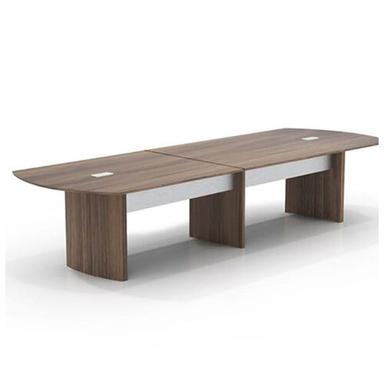 Brown Wooden Meeting Table