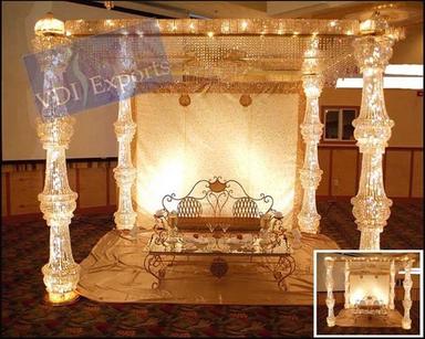 Na Crystal Designer Wedding Mandap