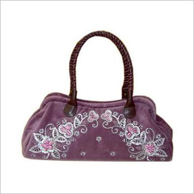 Designer Embroidered Velvet Ladies Handbags Gender: Women