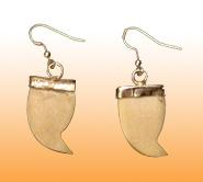 Teeth Design Bone Earrings Gender: Women