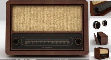 Classical Wooden AM/FM Radio