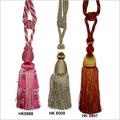 Hand Embroidered Tassel Earrings