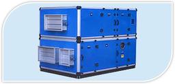 Air Handling Units - Rigid Aluminum Framework, High Density CFC-Free PUF Panels, Galvanized Steel Base, Corrosion-Free Drain Pan, Vibration-Free Performance