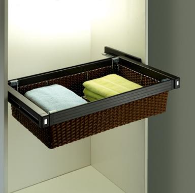 Rattan Wicker Saree Basket Drawer