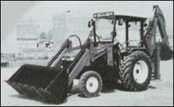 Backhoe Loader - Heavy-Duty Metal Frame, Versatile for Transporting Goods and Heavy Materials