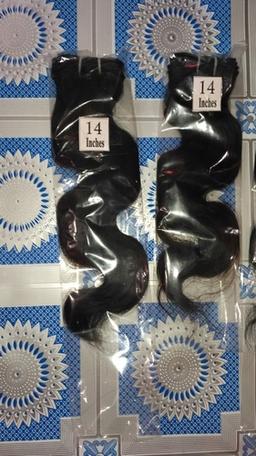 Natrual Black And Natrual Brown Raw Indian Virgin Human Hair