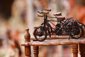 Modern Handcrafted Metal Cycle Toy