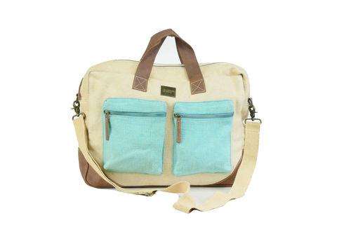 Beige & Turquoise Sky Blue Unisex Messenger Bag at Best Price in South 24  Parganas
