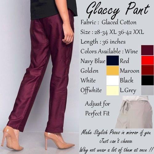 Plus Size Ladies Silk Pants at Best Price in Pune