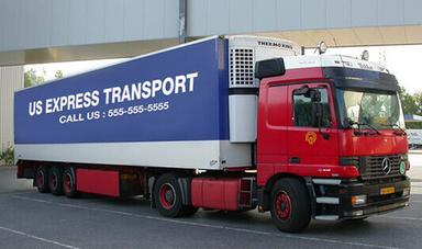 Truck Vinyl Lettering Banner