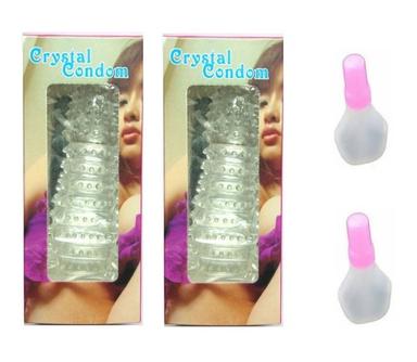 Crystal Washable Reusable Condom Size: Regular Universal