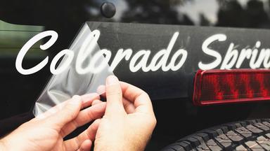 Fine Finish Vinyl Lettering